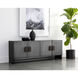 Viserys 72 X 18 inch Antique Silver / Black Sideboard